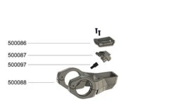 FIT 2.0 Halter Universal Set 35 Mm Für Display 5 FIT 2.0 Halter Universal Set 35 Mm Für Display -Zubehör Für Elektrofahrräder fit 2 0 halter universal set 35mm display skizze