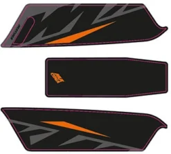 Aufkleber KTM Macina 2017 -Zubehör Für Elektrofahrräder ktm 2017e bike aufkleber grau schwarz orange matt