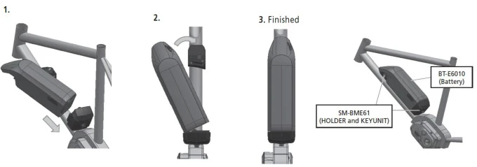 Shimano STEPS Rahmen-Akku BT-E6010 418 Wh Schwarz 2 Shimano STEPS Rahmen-Akku BT-E6010 418 Wh Schwarz – Bild 2